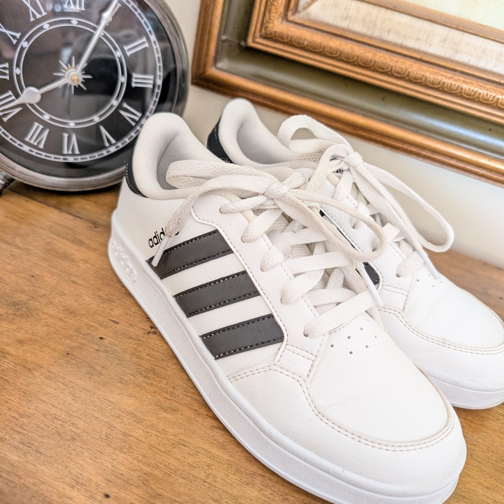 Adidas Breaknet White and Black Sneakers